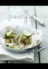 Papillote de cabillaud aux petits légumes