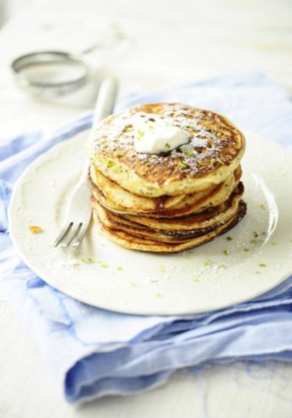 Pancakes aux zestes de citron