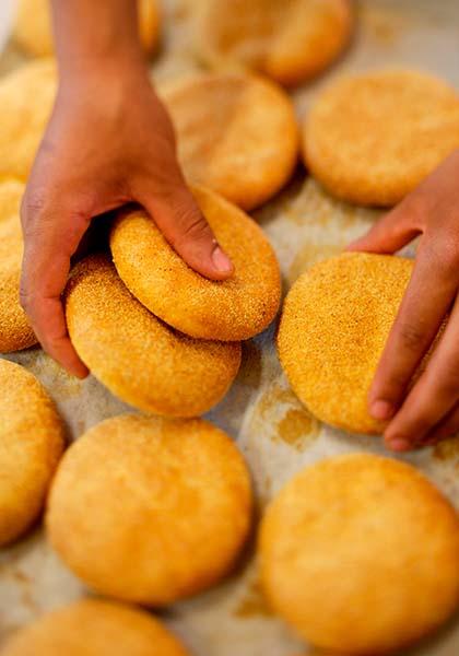 Petits pains marocains à la semoule
