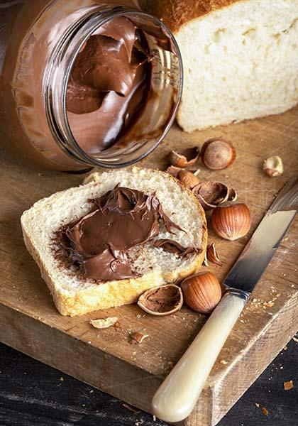 Pâte à tartiner au chocolat et noisettes