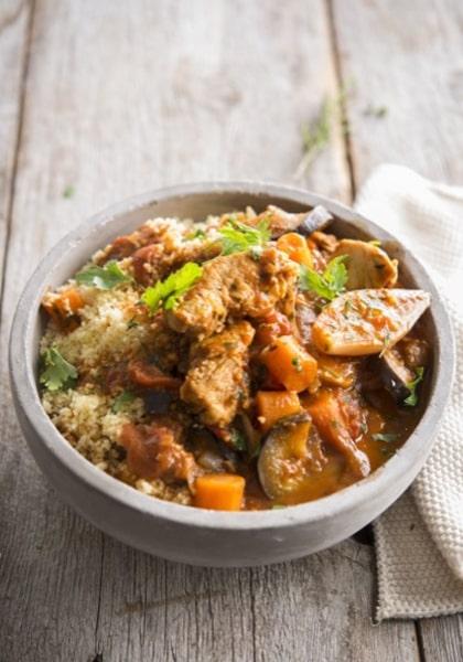 Tajine d&#039;agneau aux légumes