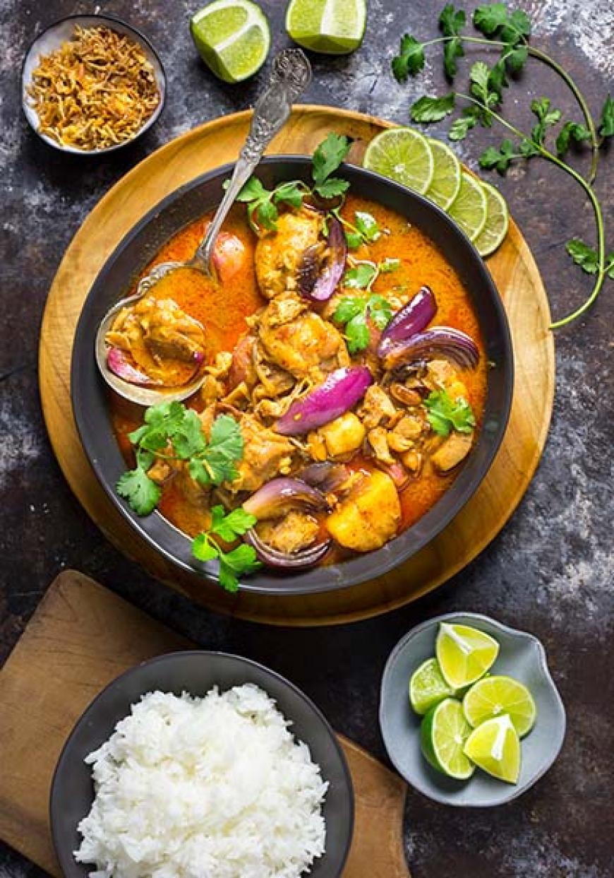 Massaman curry de poulet