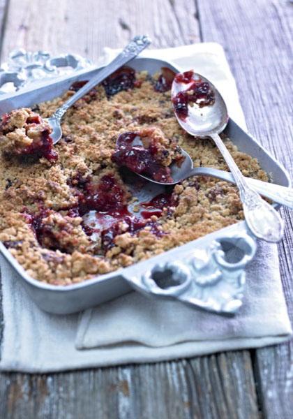 Crumble aux prunes