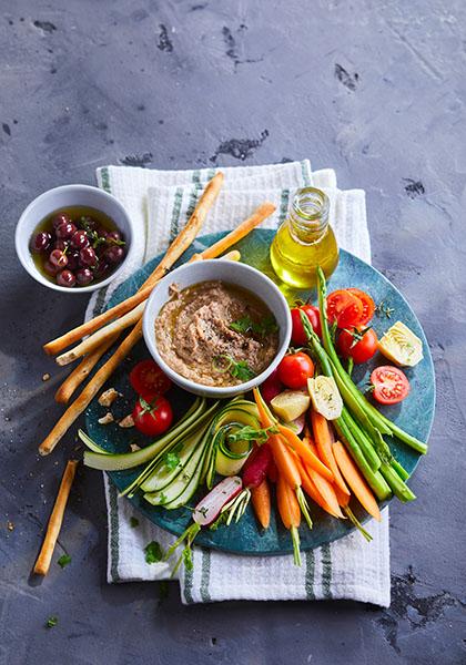 Thoïonade et légumes croquants