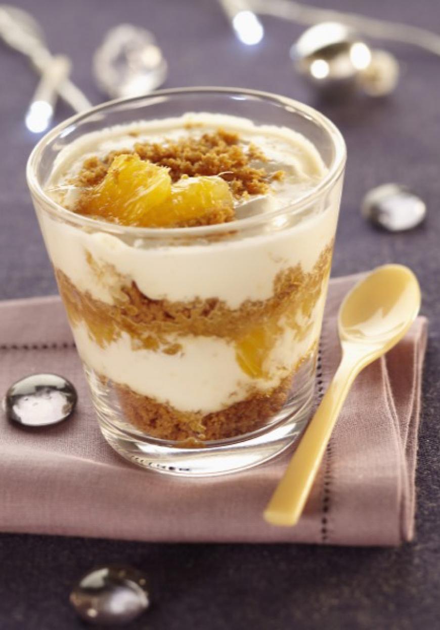 Trifle à l&#039;orange et gâteau au yaourt façon pain d&#039;épices