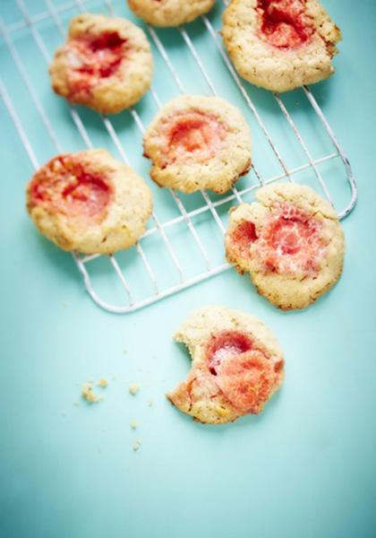 Mini cookies aux fraises tadaga