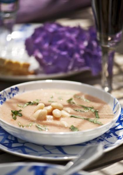 Velouté de haricots de Soissons à l&#039;oseille