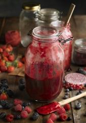 Confiture de fruits rouges