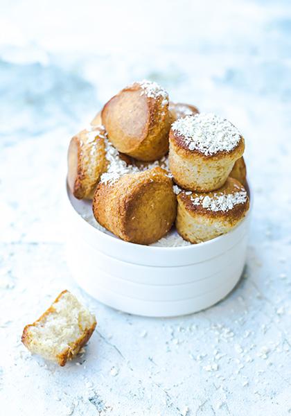 Financier au chocolat blanc