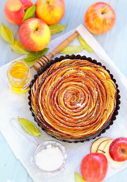 Tarte tourbillon aux pommes